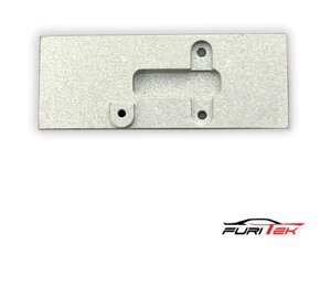 FT-2244 FURITEK FCX24 RAMPART ALUMINUM FLAT SKID PLATE - FOR SCX24 TRANSMISSION