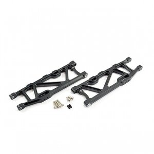 FTAR003BK FASTRAX ARRMA REAR ALU LOWER SUS. ARMS(PR) - KRATON/OUTKAST
