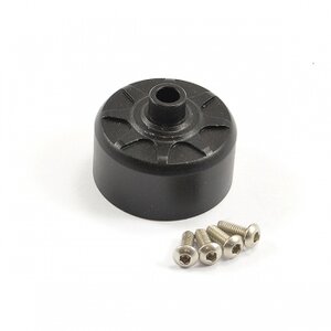 FTAR013BK FASTRAX ARRMA ALU FRONT/REAR DIFF CASE - KRA/SEN/OUT