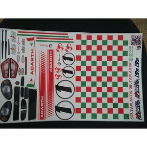 FTDEC004 Decal G. P. 1:10 - Delta Plastik