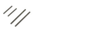 FTX6336 FTX CARNAGE/OUTLAW HINGE PINS (LONG & SHORT) (2 SETS)