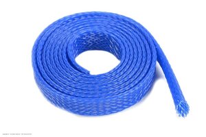 GF-1476-031 Revtec - Wire Protection Sleeve - Braided - 10mm - Blue - 1m