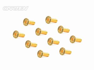 GFH0412 CARTEN Senkkopfschrauben M4x12mm 12.9 Gold Coating (10)