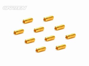 GSS0308 CARTEN Madenschrauben M3x8mm 12.9 Gold Coating (10)