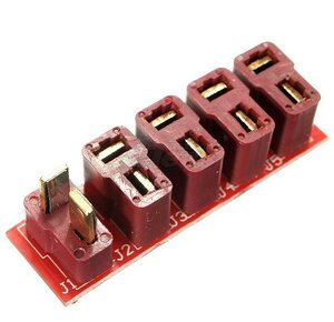 GT/144 G.T. Power T Connector Adapter Board (1 Male , 4 Female)