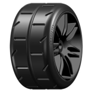 GWX02-P1 - 1:5 TC - W02 REVO NEW - NEW P1 ExtraSoft - Auf Neuer Schwarzen Felgen verklebt - GRP Tyres