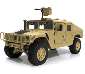 HG-P408 1/10 4X4 RC Military Humvee ARTR mit Partial Electronics & Servos C29003