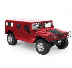 HG-P415_LSR TRASPED 1/10 GM Hummer H1 4x4 2.4G mit LED Light & Engine Sound Module ARTR (Officially Licensed) Red for HG-P415