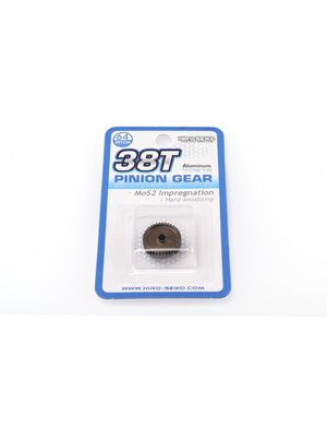 HS-48282 - Hiro Seiko Hard Coated Alum. Pinion Gear (MoS2) DP64-38T