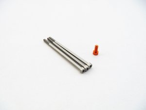 HS-48344 - Hiro Seiko XeRun V10 G3 Titan/Aluminum Screw Set (Orange)