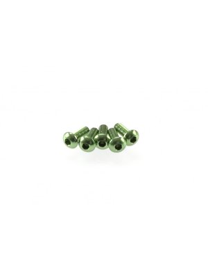 HS-48362 - Hiro Seiko Alloy Hex Socket Button Head Screw M3x8 [Green]