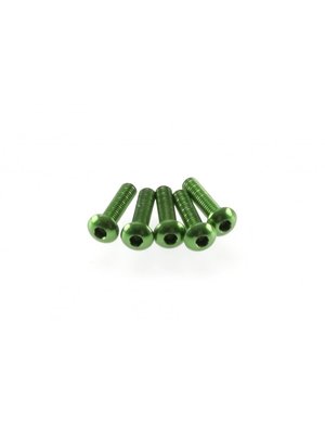 HS-48364 - Hiro Seiko Alloy Hex Socket Button Head Screw M3x12 [Green]