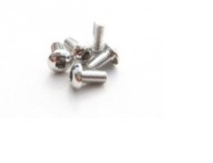 HS-48417 - Hiro Seiko Alloy Hex Socket Button Head Screw M3x4 [Silver]