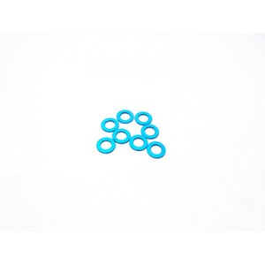 HS-48438 - Hiro Seiko 3mm Alloy Spacer Set (0.5mm) [T-Blue]