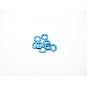 HS-48439 - Hiro Seiko 3mm Alloy Spacer Set (0.5mm) [Y-Blue]