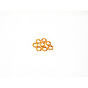 HS-48449 - Hiro Seiko 3mm Alloy Spacer Set (0.75mm) [Orange]