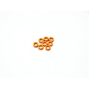 HS-48463 - Hiro Seiko 3mm Alloy Spacer Set (1.5mm) [Orange]