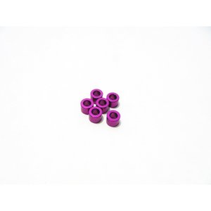 HS-48482 - Hiro Seiko 3mm Alloy Spacer Set (3.0mm) [Purple]