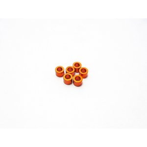 HS-48484 - Hiro Seiko 3mm Alloy Spacer Set (3.0mm) [Orange]