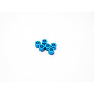 HS-48494 - Hiro Seiko 3mm Alloy Spacer Set (5.0mm) [T-Blue]