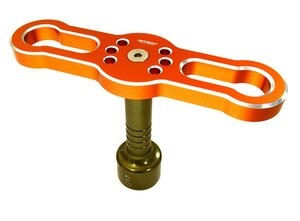 Hex Socket Wrench for 17mm Hex Wheel Nut C28125ORANGE