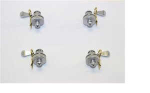 MAN201FRGM GPM Racing Aluminium Front & Rear Magnetic Body Mount - 1Set Gun Metal