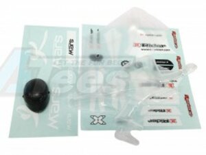 MS8156CR X-Rider PC Body Shell (Clear) for Mars