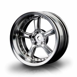 MST102034FS MST Drift Felge Kairos mattsilber (+8mm Offset) (4 Stück)