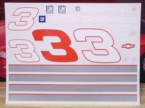 Mike-003 Goodwrench Dale Earnhardt 1:10 - MIKE Stickers