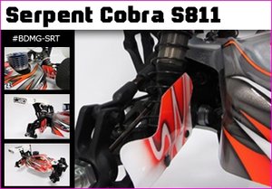 BDMG-SRT - Bittydesign MUD GUARDS FOR SERPENT COBRA S811 - Lexan klar