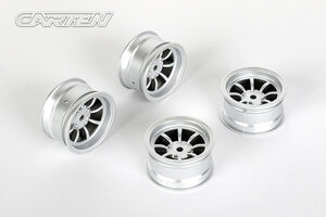 NBA263 CARTEN Felge 8-Speichen +4mm silber (4)