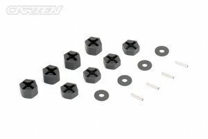 NHA440 CARTEN 12mm Sechskant (5mm, 8mm)