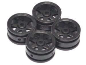 OL-GA0006-B Orlandoo Hunter Model 6 Spoke Wheel 4 Pcs For OH35P01 OH35A01 Black for Orlandoo Hunter Jeep Rubicon