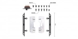 OL/MX0032 Orlandoo Hunter Model Metal Pedal Set Silver for Defender