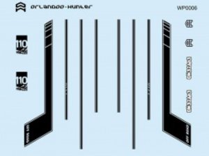 OL/WP0006 - Orlandoo Hunter Model Decal Water Sticker for OH32A03 (Black) for Defender