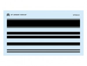 OL/WP5002-B - Orlandoo Hunter Model Decal Water Sticker (Black Streak)