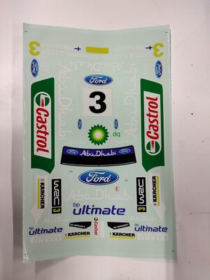 PC201004B-2 MATRIXLINE FOCUS 1:10 OPTIONAL DECAL SHEET 2