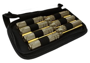 ProGrip Sechskantmuttern-Schraubensatz 4,5, 5,0, 5,5, 7,0 mm und 3/16, 1/4, 11/32 Größe C26938GUN