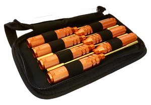 ProGrip Sechskantmuttern-Schraubensatz 4,5, 5,0, 5,5, 7,0 mm und 3/16, 1/4, 11/32 Größe C26938ORANGE