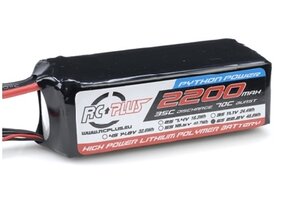 RC-A35-2200-6S1P RC Plus - Li-Po Akku - Python Power 35C - 2200 mAh - 6S1P - 22,2V - Deans Stecker