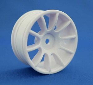 RI-25401 Ride 1:10 M-Chassis 60 Size 10-Spoke Wheel - White (2)