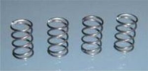 RIDE-28016 RIDE Front Springs (4) for F-1 Rubber Tire (Soft) Silver