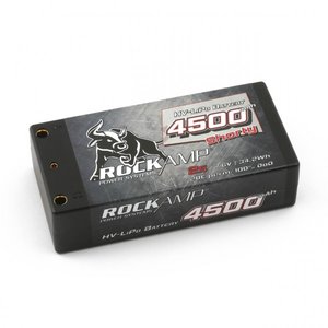 RK4500A2S - Rockamp LiPo Akku HV 4500mAh 2s Competition Shorty 4mm Buchse