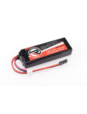 RP-0174 - RUDDOG 2400mAh 7.6V LiHV RX Straight Pack (Fits Associated/Mugen/Sworkz/Xray)