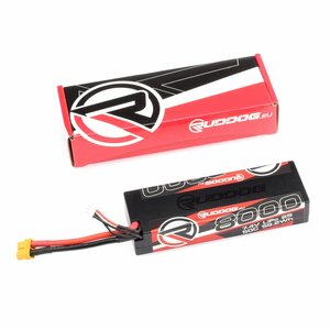 RP-0411 RUDDOG 8000mAh 50C 7.4V LiPo Stick Pack Battery with XT60 Plug