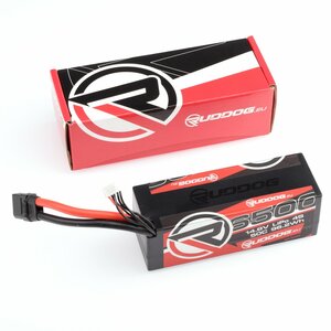 RP-0414 RUDDOG 6500mAh 50C 14.8V LiPo Stick Pack Battery with XT90 Plug