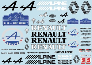 Renault Truck Livery for 1/10 BRPD1534 - THE BORDER