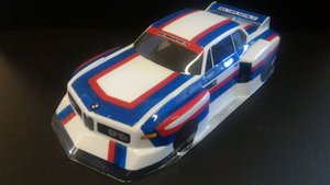 S0778 - 1975 BMW 3.0 CSL - Delta Plastik 1:8 Lexan klar