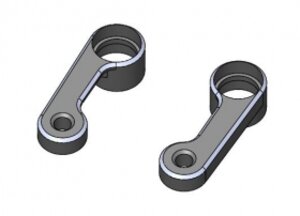 SAK-A574 Aluminium Wipers Arms 16.5mm For KIT-ADVANCE 21M