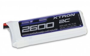 SLSXT2600212RTX SLS XTRON RTX 2600MAH 2S1P 7,4V 2C/4C